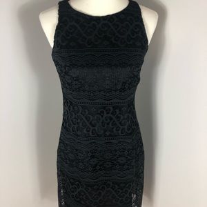 Size 8 Jessica Howard Sleeveless Black Dress